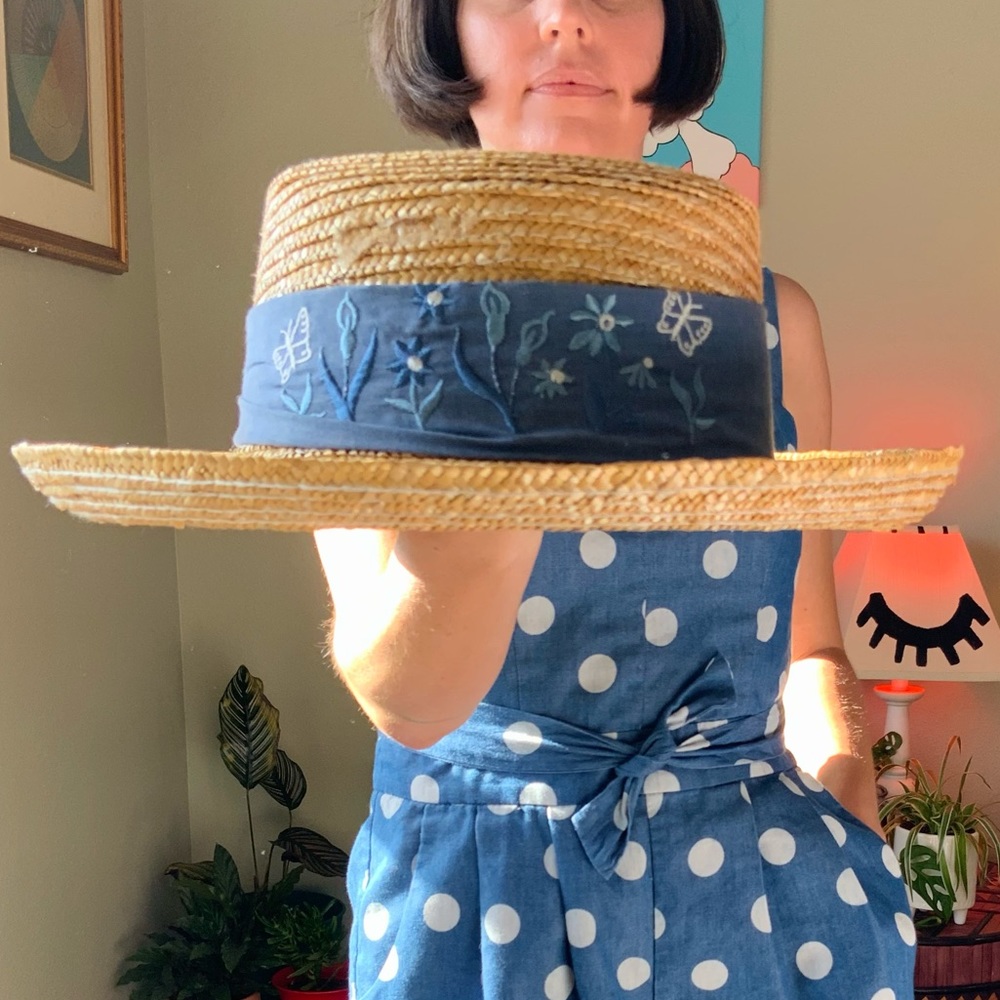 Vintage straw hat